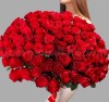 101 красная высокая роза. Цветы Владивосток фото 4 — Цветочный король