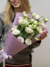 Белоснежные эустомы. Цветы Владивосток фото 1 — Цветочный король
