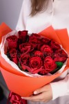 Букет  роз "Страстный". Цветы Владивосток фото 3 — Цветочный король