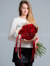 Букет из 31 красной розы. Цветы Владивосток фото 3 — Цветочный король