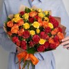 Кустовые розы "Яркая Гармония". Цветы Владивосток фото 2 — Цветочный король