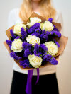 Бело-фиолетовое кино. Цветы Владивосток фото 3 — Цветочный король