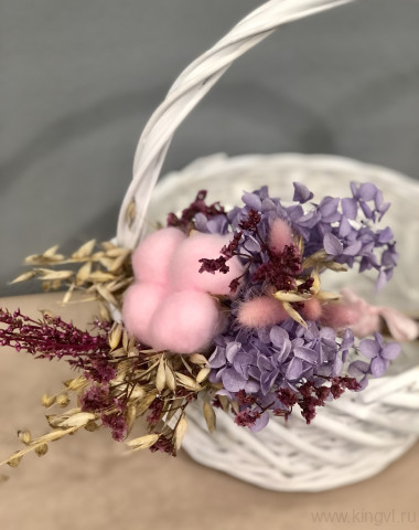 Мини- букет из сухоцветов — Цветочный король