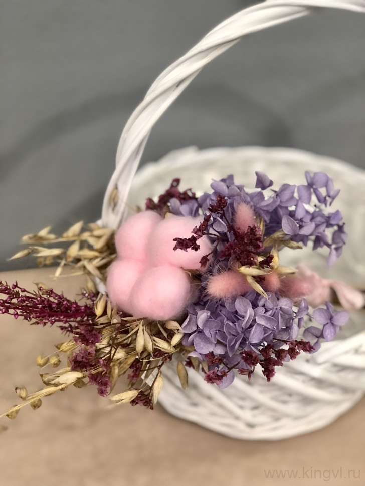 Мини- букет из сухоцветов. Цветы Владивосток