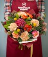 Нежный букет из роз и нутанов. Цветы Владивосток фото 2 — Цветочный король