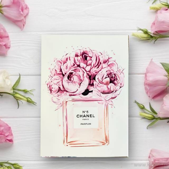 Открытка " #5 CHANEL"