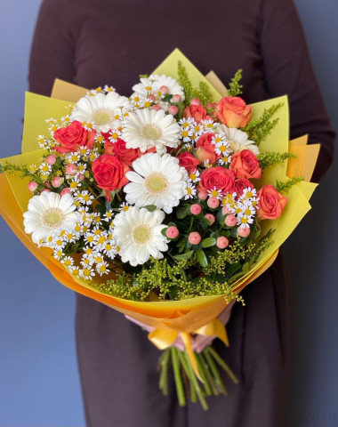 Букет Солнечное настроение &mdash; Цветочный король