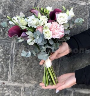 Букет невесты "Буря эмоций". Цветы Владивосток