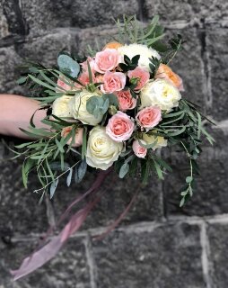 Букет невесты "Нежный этюд". Цветы Владивосток