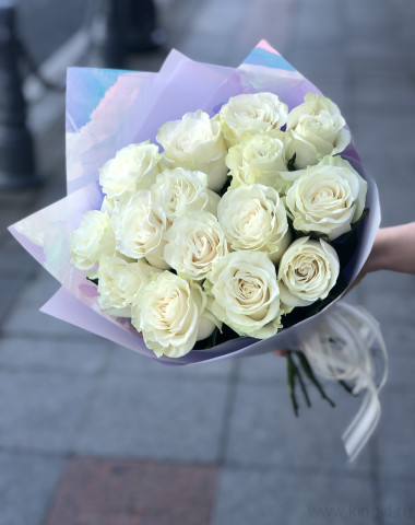 Букет из 15 роз — Цветочный король