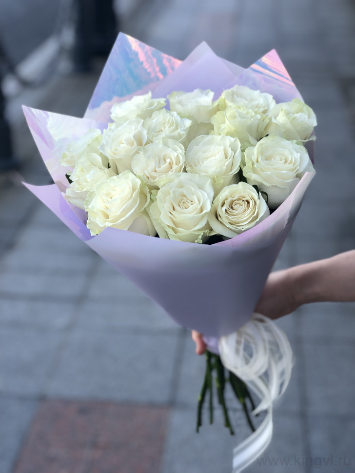 Букет из 15 роз. Цветы Владивосток