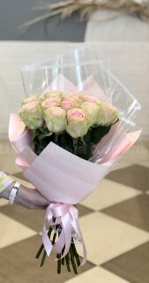 Букет из нежных роз. Цветы Владивосток