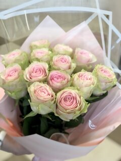 Букет из нежных роз. Цветы Владивосток