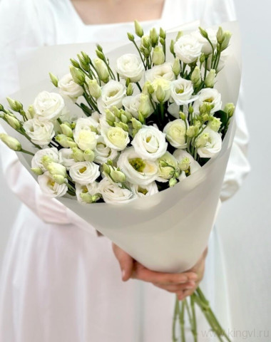 Букет эустомы "Свежесть"  &mdash; Цветочный король