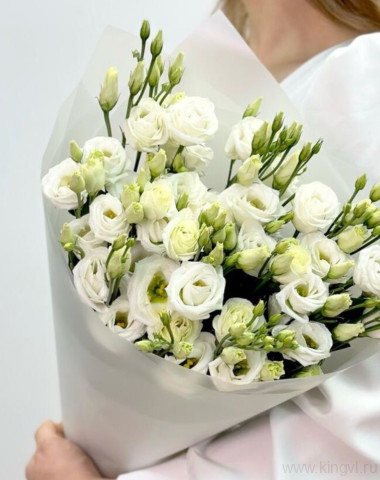 Букет эустомы "Свежесть"  &mdash; Цветочный король