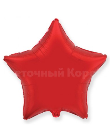 Фольгированный шар "Звезда"  красный