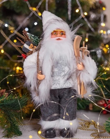 Лесовичек с лыжами (35см) &mdash; Цветочный король