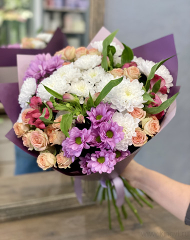 Букет &quot; Сиреневая дымка&quot; — Цветочный король