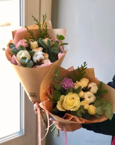 Зимний букет &quot;Нежность&quot; — Цветочный король