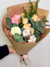 Зимний букет "Нежность". Цветы Владивосток фото 5 — Цветочный король