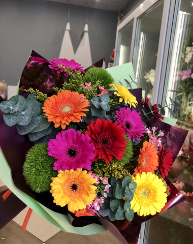 Букет из гербер — Цветочный король