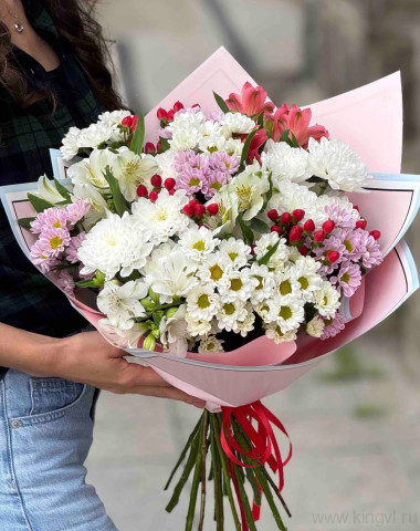 Букет "Ванильные облака"  &mdash; Цветочный король