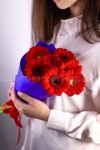 Букет гермини "Love". Цветы Владивосток фото 2 — Цветочный король