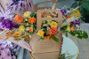 Полевые цветы с пшеницей в крафтовой сумочке. Цветы Владивосток фото 4 — Цветочный король