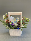 Новогодний ящик . Цветы Владивосток фото 3 — Цветочный король