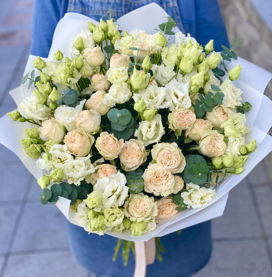 Букет "Романтическая палитра". Цветы Владивосток фото 1 &mdash; Цветочный король