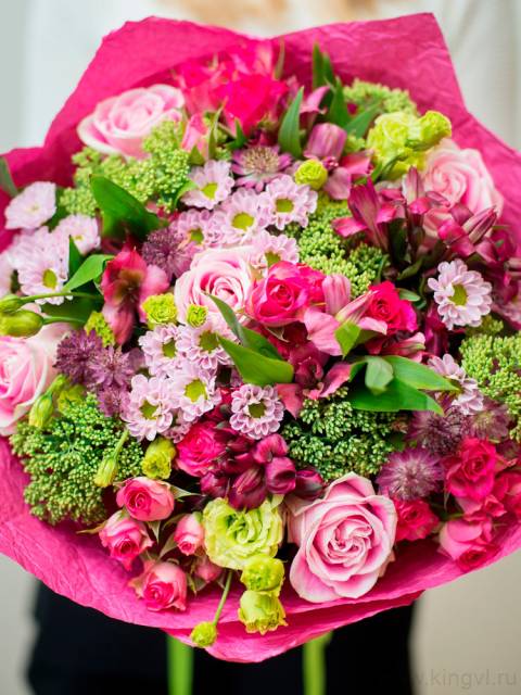 Нежность в розовом большая