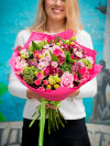 Нежность в розовом большая. Цветы Владивосток фото 6 — Цветочный король