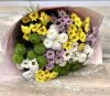 Букет разноцветных хризантем Сантини. Цветы Владивосток фото 6 — Цветочный король