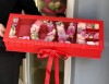 Композиция " I love". Цветы Владивосток фото 1 — Цветочный король
