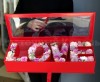 Композиция " I love". Цветы Владивосток фото 3 — Цветочный король