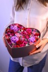 Цветочное сердце "Искусство любви" . Цветы Владивосток фото 4 — Цветочный король