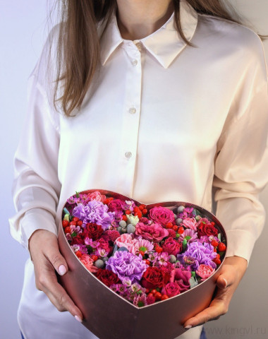 Цветочное сердце &quot;Искусство любви&quot;  — Цветочный король