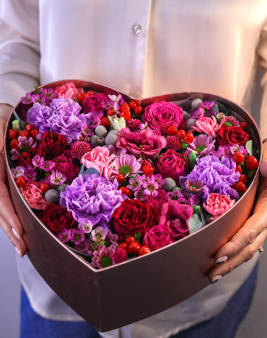 Цветочное сердце &quot;Искусство любви&quot;  — Цветочный король