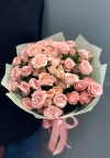 Букет из 9 кустовых роз. Цветы Владивосток фото 1 — Цветочный король