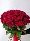 Букет из 51 красной розы . Цветы Владивосток фото 2 — Цветочный король