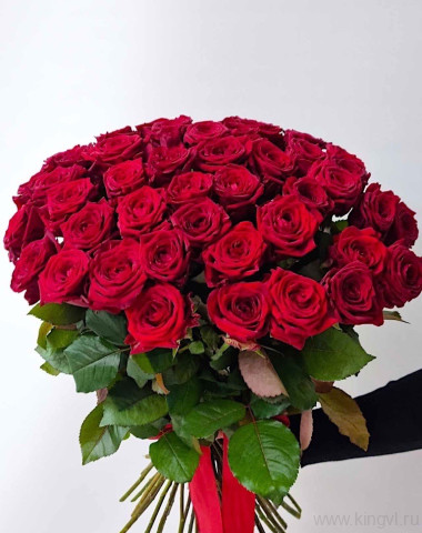 Букет из 51 красной розы  — Цветочный король