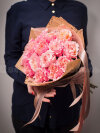 Розово-персиковые садовые розы. Цветы Владивосток фото 5 — Цветочный король