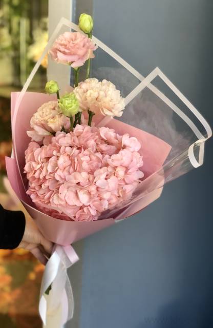 Букет из гортензии 