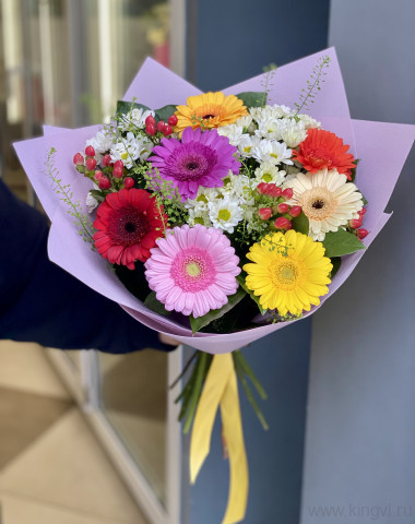 Букет с герберами — Цветочный король