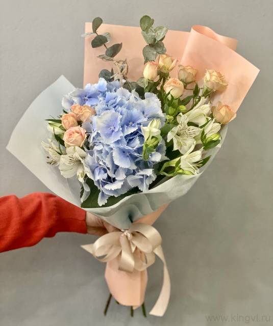 Букет " Настроение" с гортензией