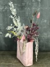 Композиция из сухоцветов в керамической сумочке. Цветы Владивосток фото 4 — Цветочный король