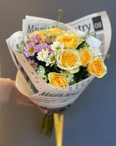 Мини букет  &mdash; Цветочный король