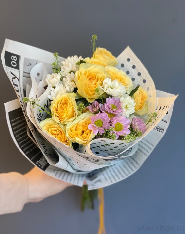 Мини букет  &mdash; Цветочный король