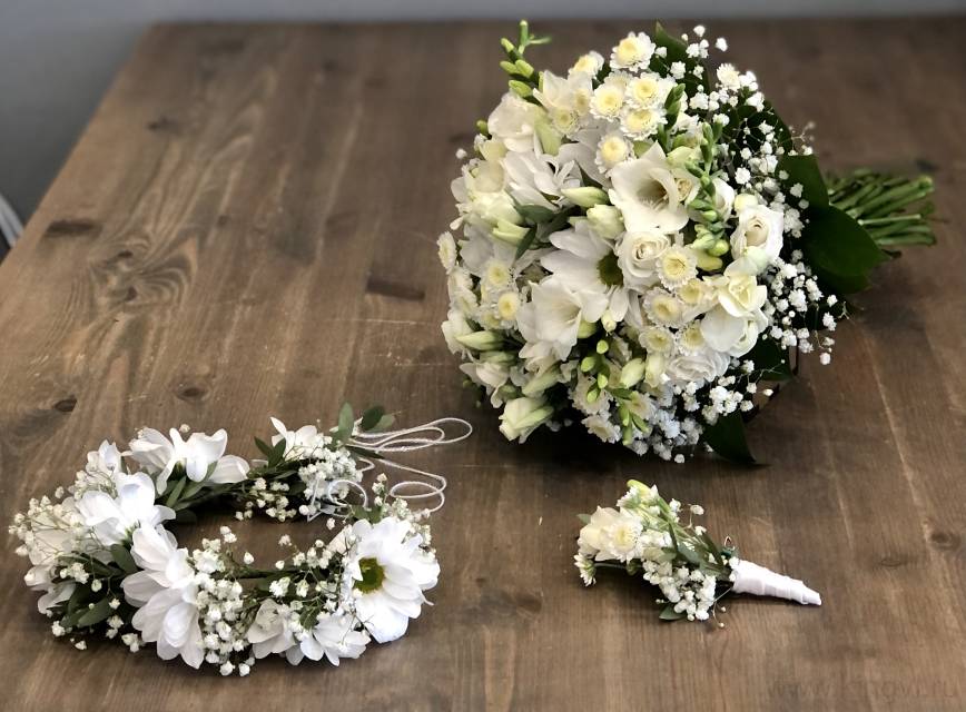 Букет"Магия белого"