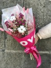 Букет из сухоцветов с хлопком  "Нежная любовь". Цветы Владивосток фото 1 — Цветочный король